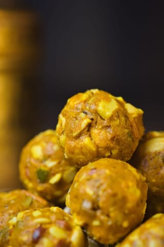 Maa Mitahara  Haldi Laddu | Homemade Laddu | Authentic Indian Taste | Immunity Booster Laddu(500 gm)