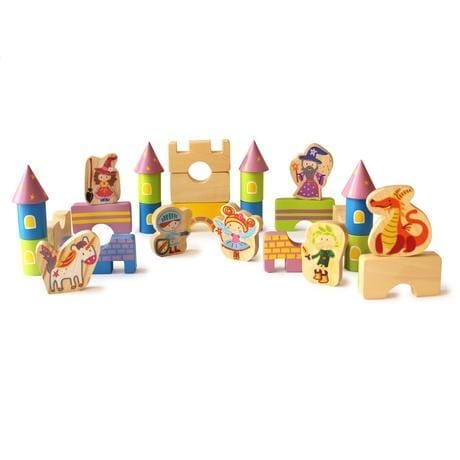 Shumee Starry Castle and Fantasy Characters Wooden Blocks