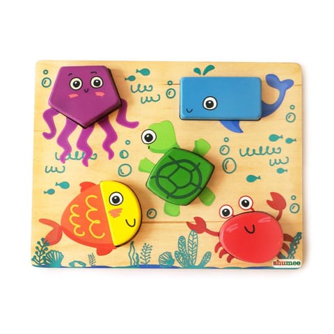 Shumee Under the Sea Shape Puzzle Set