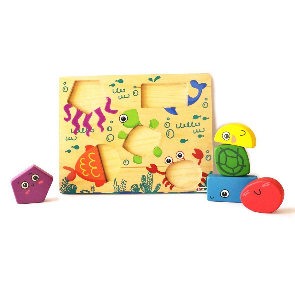 Shumee Under the Sea Shape Puzzle Set