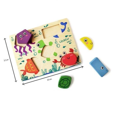 Shumee Under the Sea Shape Puzzle Set