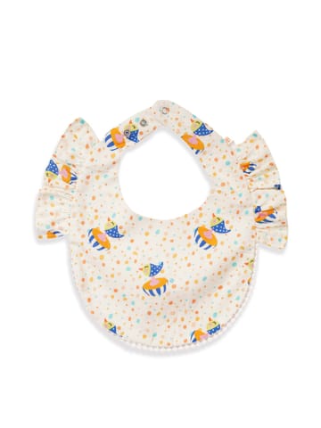 Greendigo Sustainable Muslin Cotton Set of 2 bibs for newborn babies and infants, soft and absorbent, multi colour