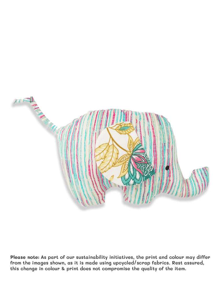 Greendigo Organic Cotton Sustainable Plush/Soft Toy for Baby Boys, Girls and Kids, Super-Soft, Safe, Great Birthday Gift (Elephant)