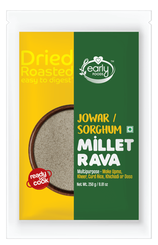 Early foods Pack of 3 - Millet Rava, 250gX3