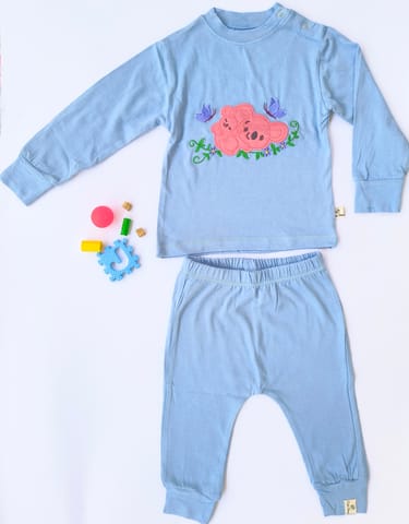 Rustic TonesBamboo Full sleeve shirt pant co-ord set - mamma baby koala