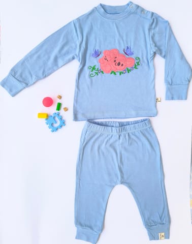 Rustic TonesBamboo Full sleeve shirt pant co-ord set - mamma baby koala