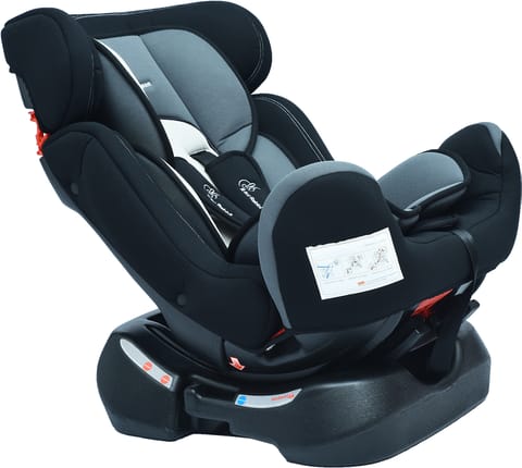 R for Rabbit Jack N Jill Grand Baby Car Seat For 0 To 7 Years Black Multi