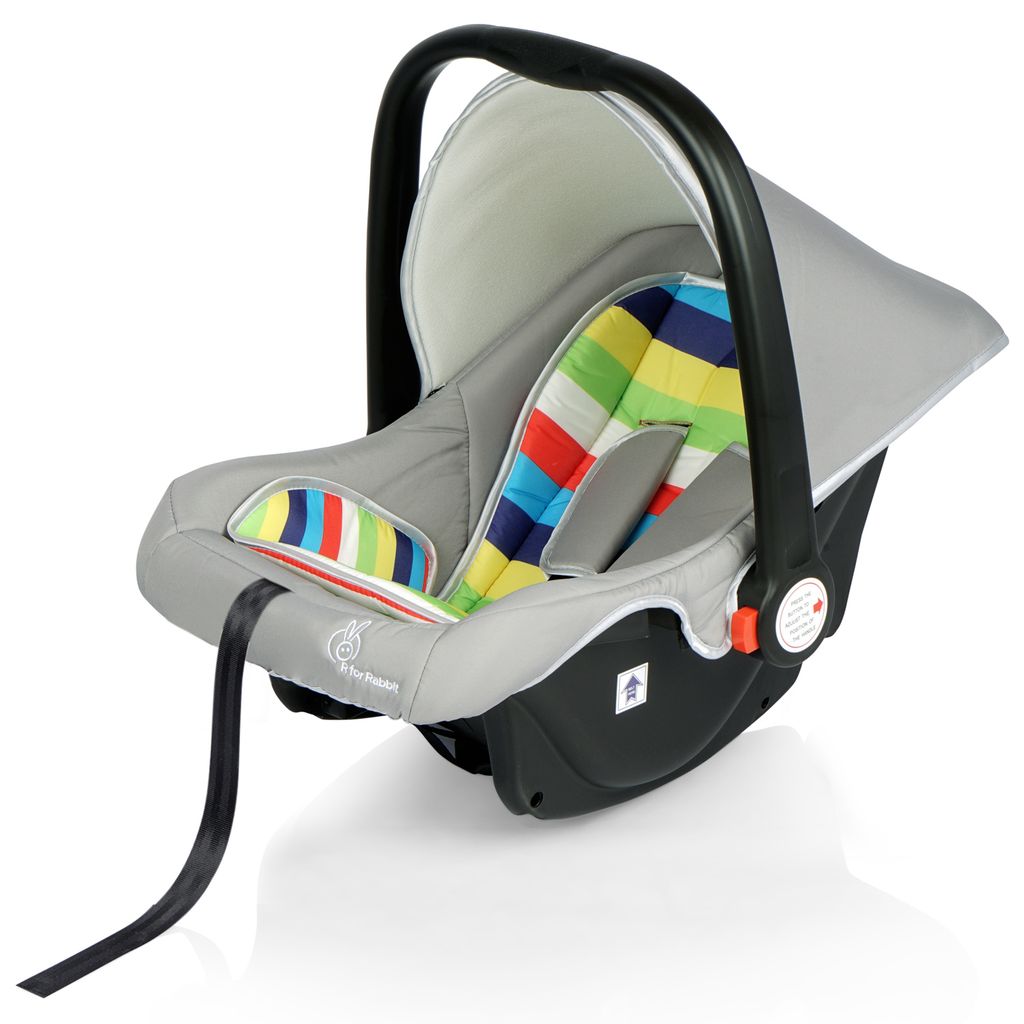 R for Rabbit Picaboo 4 In 1 Multipurpose Baby Carry Cot Cum Car Seat Rainbow