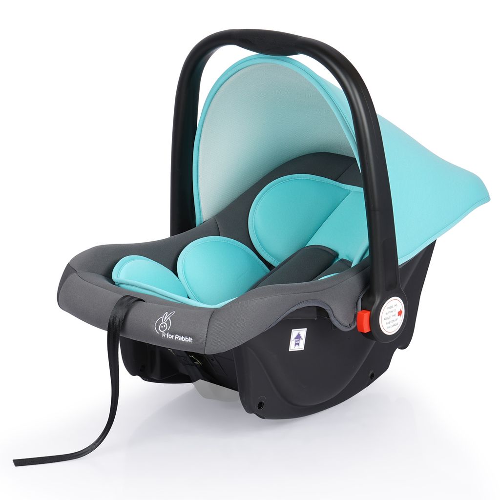 R for Rabbit Picaboo 4 In 1 Multipurpose Baby Carry Cot Cum Car Seat Blue Grey