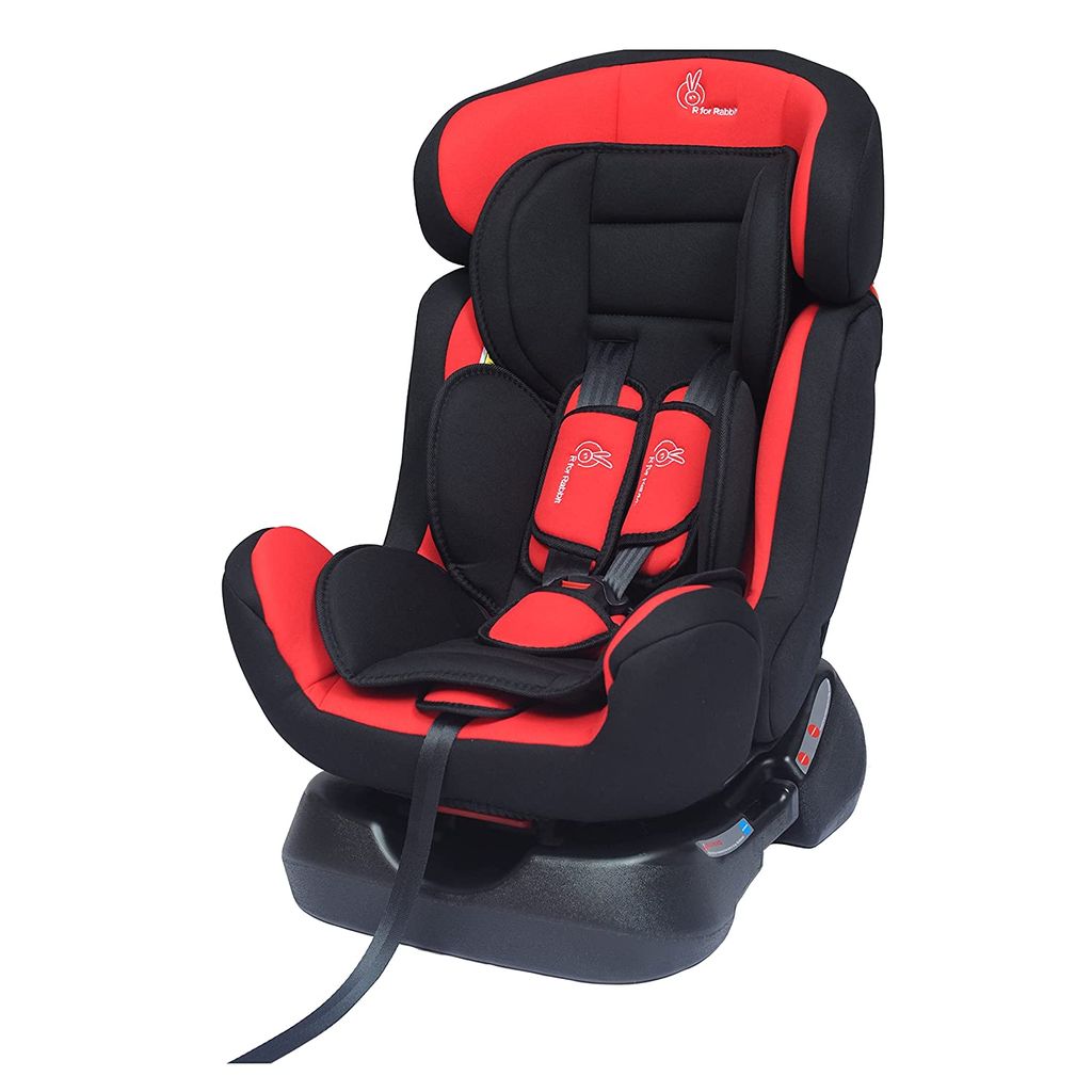 R for Rabbit Jack N Jill Grand Baby Car Seat For 0 To 7 Years Red