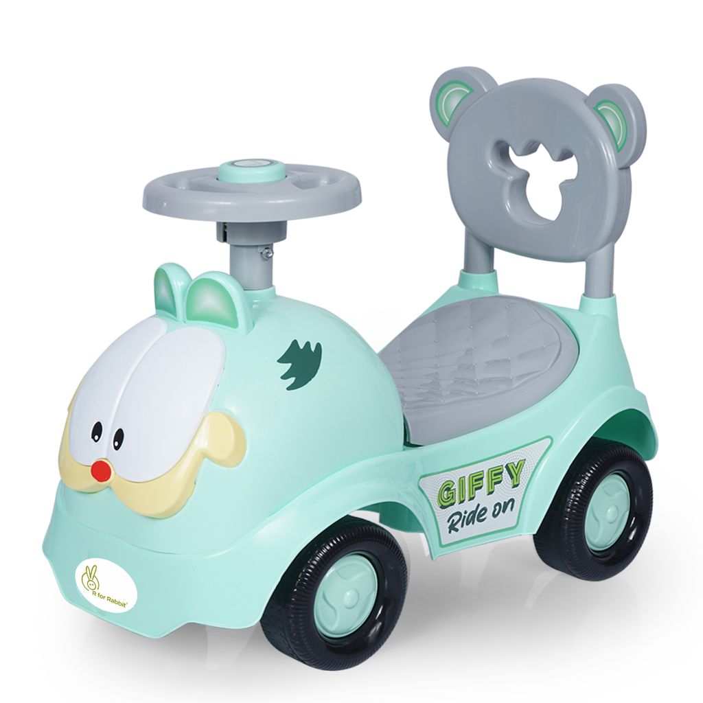 R for Rabbit Giffy Ride On Car For Kids Green