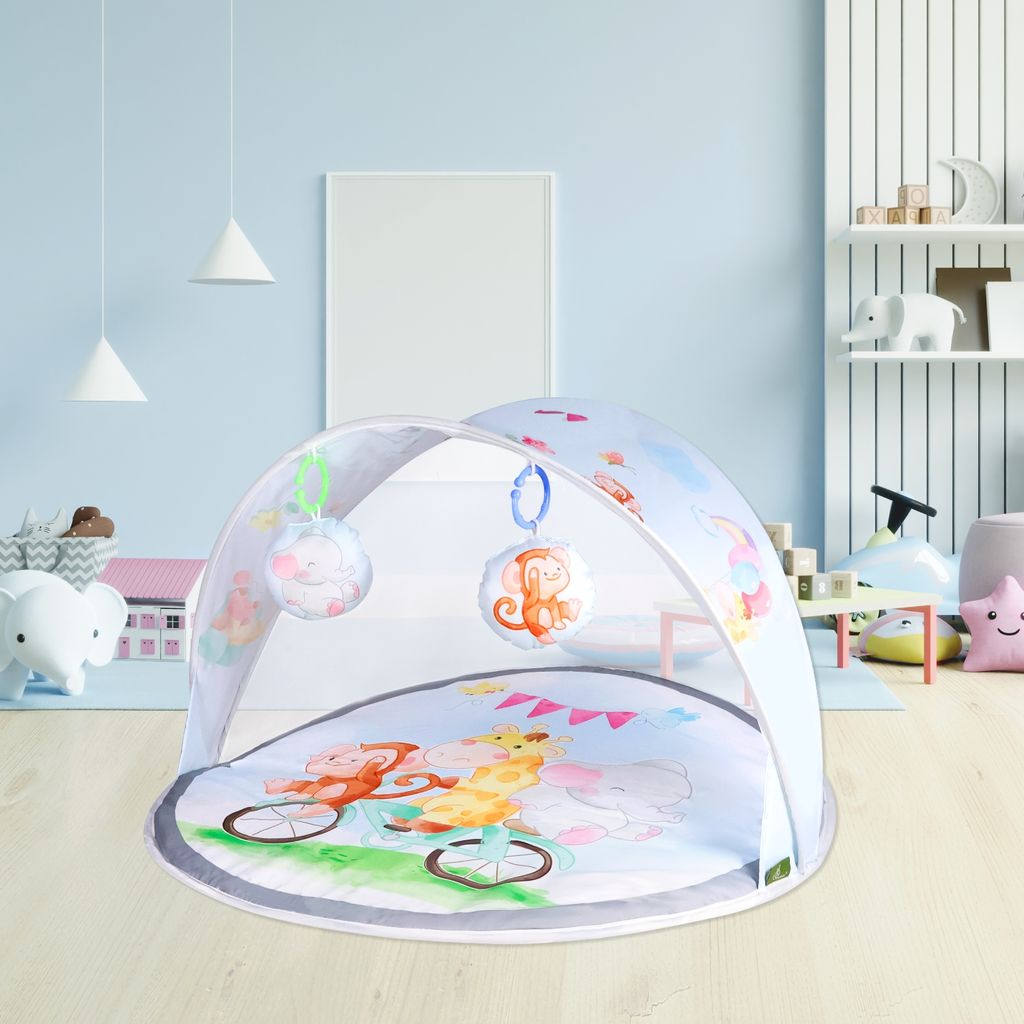 R for Rabbit First Play Safari Play Gym For Kids Grey