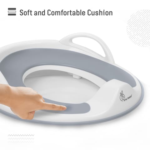 R for Rabbit Minimo Toilet Seats Happy And Comfy Potty Training Seat For Baby Grey