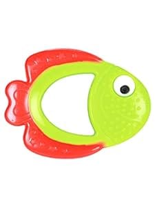Mee Mee Multi-Textured Silicone Teether (Single Pack, Pink Green)