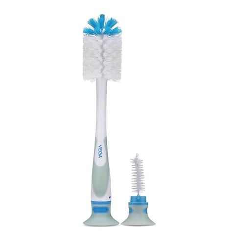 Vega BABY 2 IN 1 BOTTLE & NIPPLE BRUSH