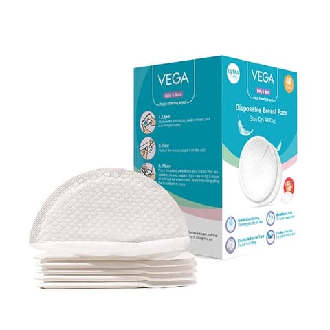 Vega BABY BREAST PAD 48 PCS (48*2 FREE)