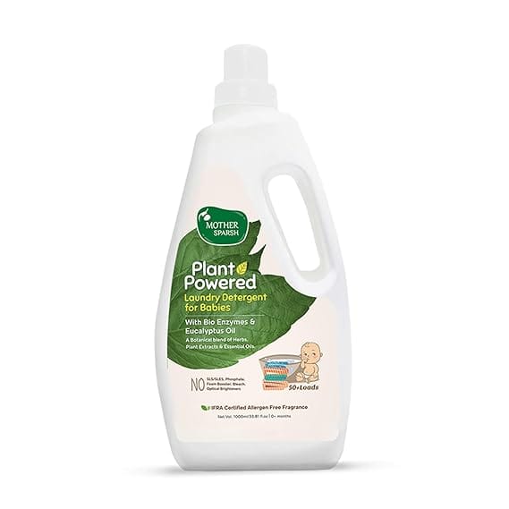 Mother Sparsh Plant Powered Laundry Detergent For Babies-1-Ltr