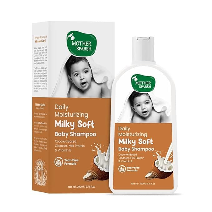Mother Sparsh Milky Soft Baby Shampoo 200ml