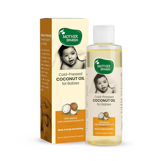 Mother Sparsh Cold Pressed Coconut Oil for Babies 200ml