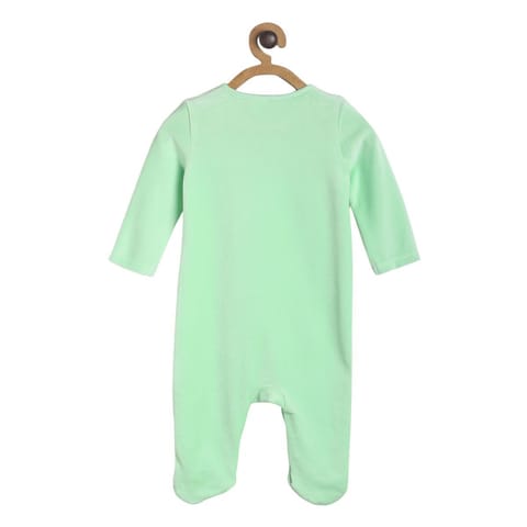 MINI KLUB BABY GIRLS NEON GREEN SLEEP SUIT