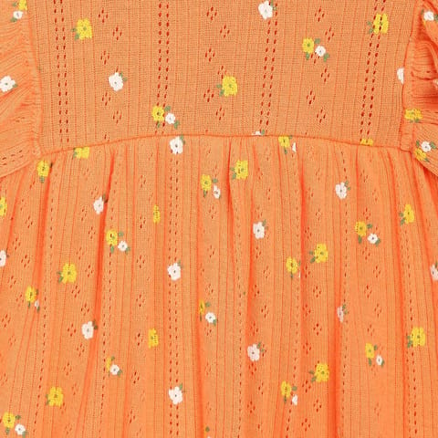 MINI KLUB BABY GIRLS ORANGE BODY SUIT