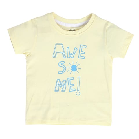 MINI KLUB NEW BORN AND BABY BOYS WHITE/RED/YELLOW T-SHIRT