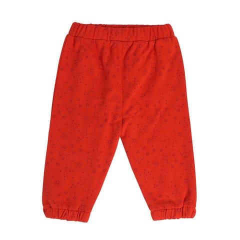 MINI KLUB NEW BORN AND BABY BOYS ORANGE/RED/YELLOW KNIT BOTTOM