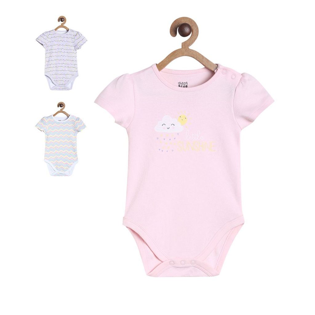 MINI KLUB NEW BORN AND BABY GIRLS MULTI BODY SUIT