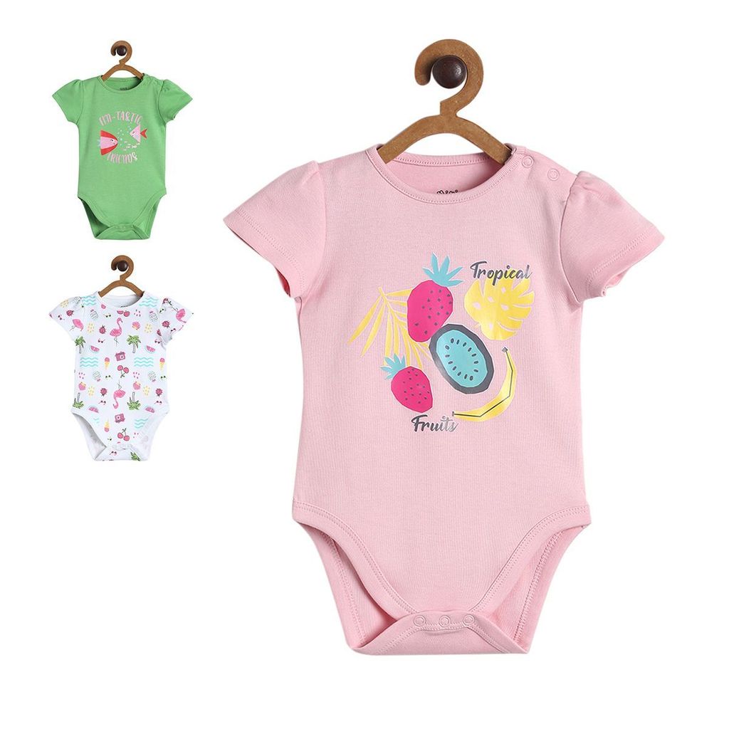 MINI KLUB NEW BORN AND BABY GIRLS MULTI BODY SUIT