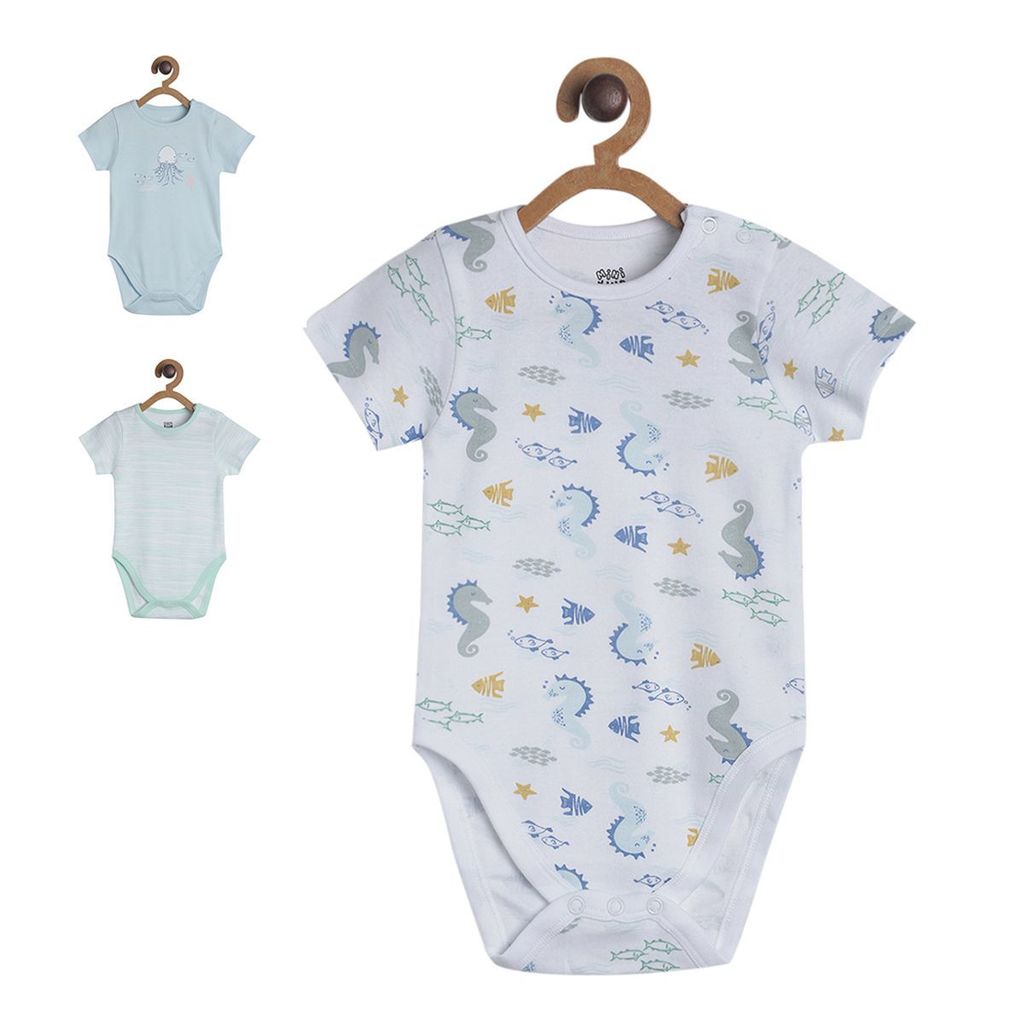 MINI KLUB NEW BORN AND BABY BOYS MULTI BODY SUIT