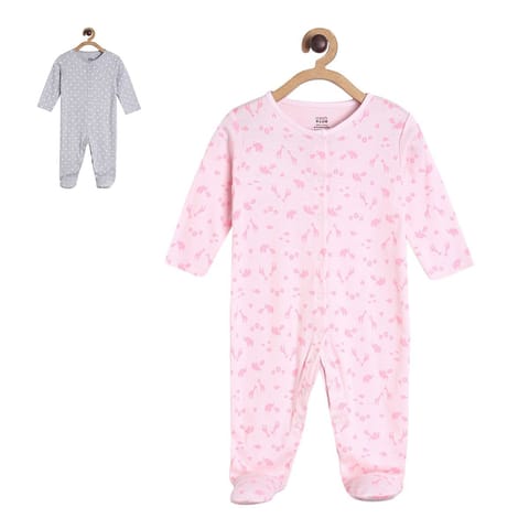 MINI KLUB NEW BORN AND BABY GIRLS MULTI SLEEP SUIT