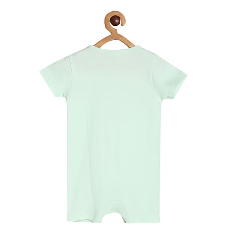 MINI KLUB NEW BORN AND BABY BOYS WHITE/GREEN ROMPER