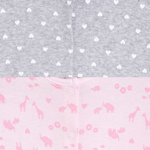 MINI KLUB NEW BORN AND BABY GIRLS MULTI SLEEP SUIT