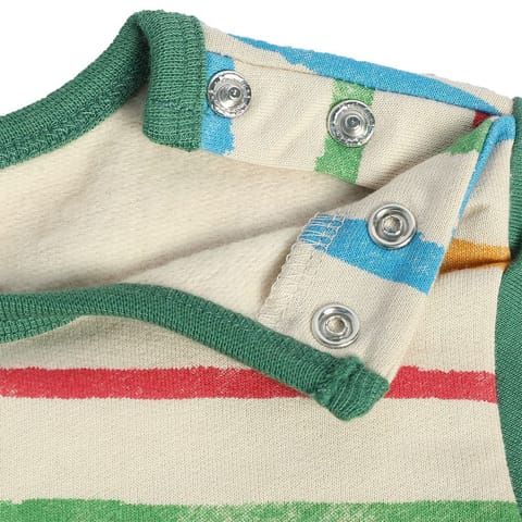 MINI KLUB NEW BORN AND BABY BOYS MUSTARD/BEIGE ROMPER