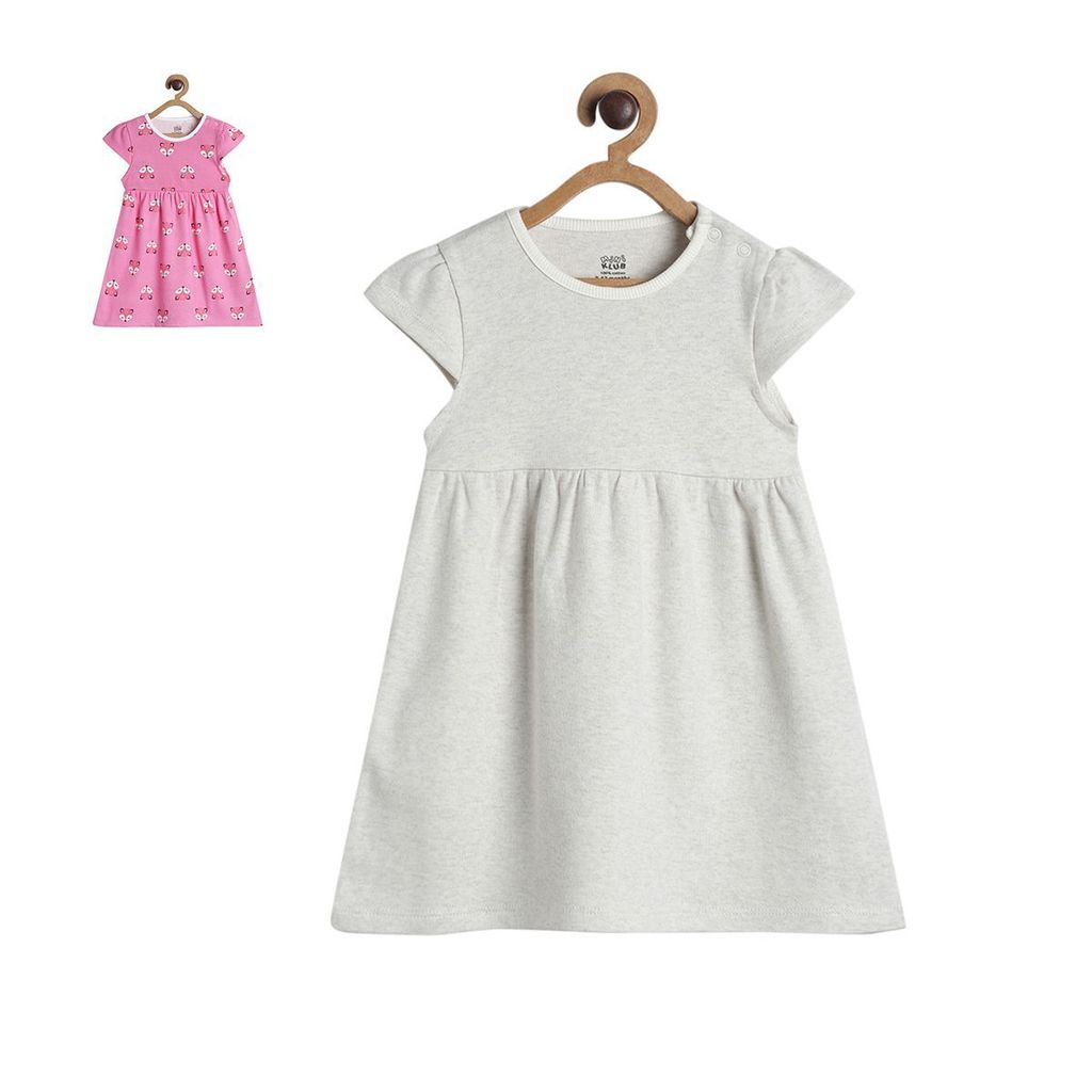 MINI KLUB NEW BORN AND BABY GIRLS PINK DRESS