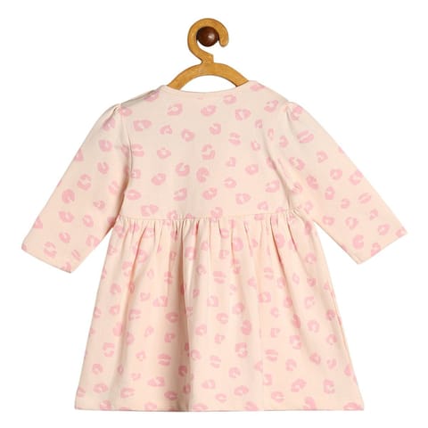 MINI KLUB NEW BORN AND BABY GIRLS PINK/LILAC DRESS