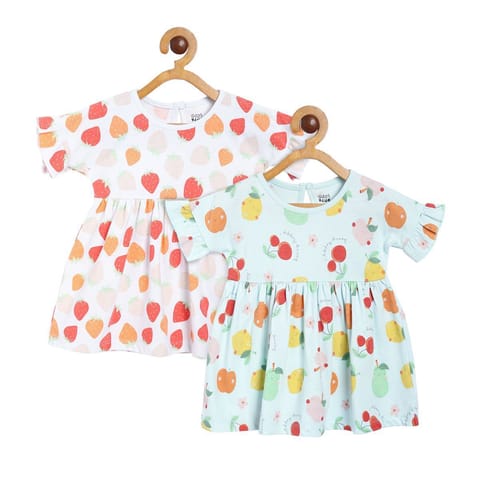 MINI KLUB NEW BORN AND BABY GIRLS MULTI DRESS