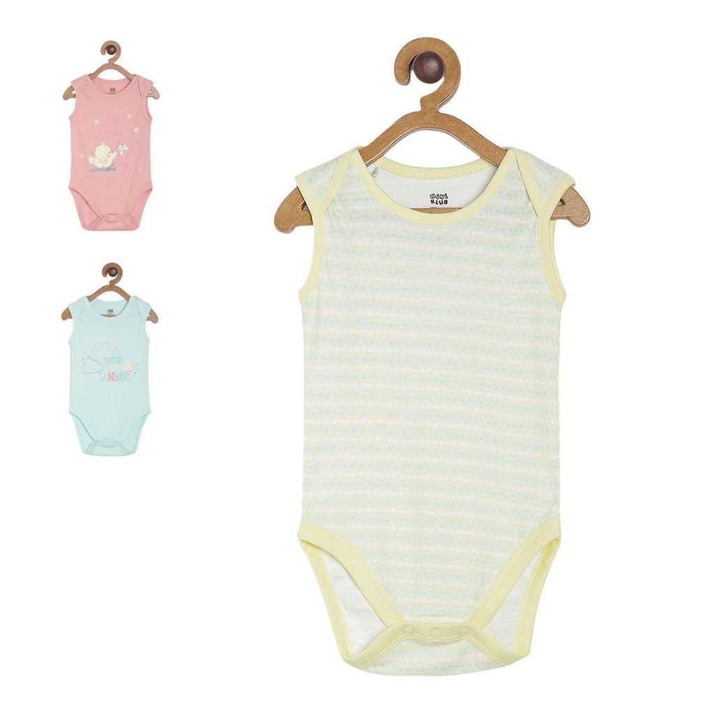 MINI KLUB NEW BORN AND BABY GIRLS MULTI BODY SUIT