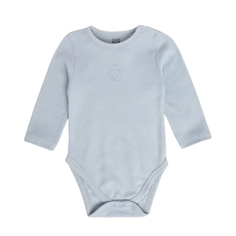 MINI KLUB NEW BORN AND BABY BOYS BLUE/DULL PINK BODY SUIT