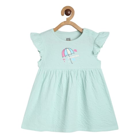 MINI KLUB BABY GIRLS GREEN DRESS