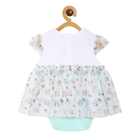 MINI KLUB BABY GIRLS WHITE BODY SUIT