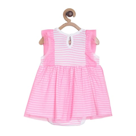 MINI KLUB BABY GIRLS NEON PINK BODY SUIT