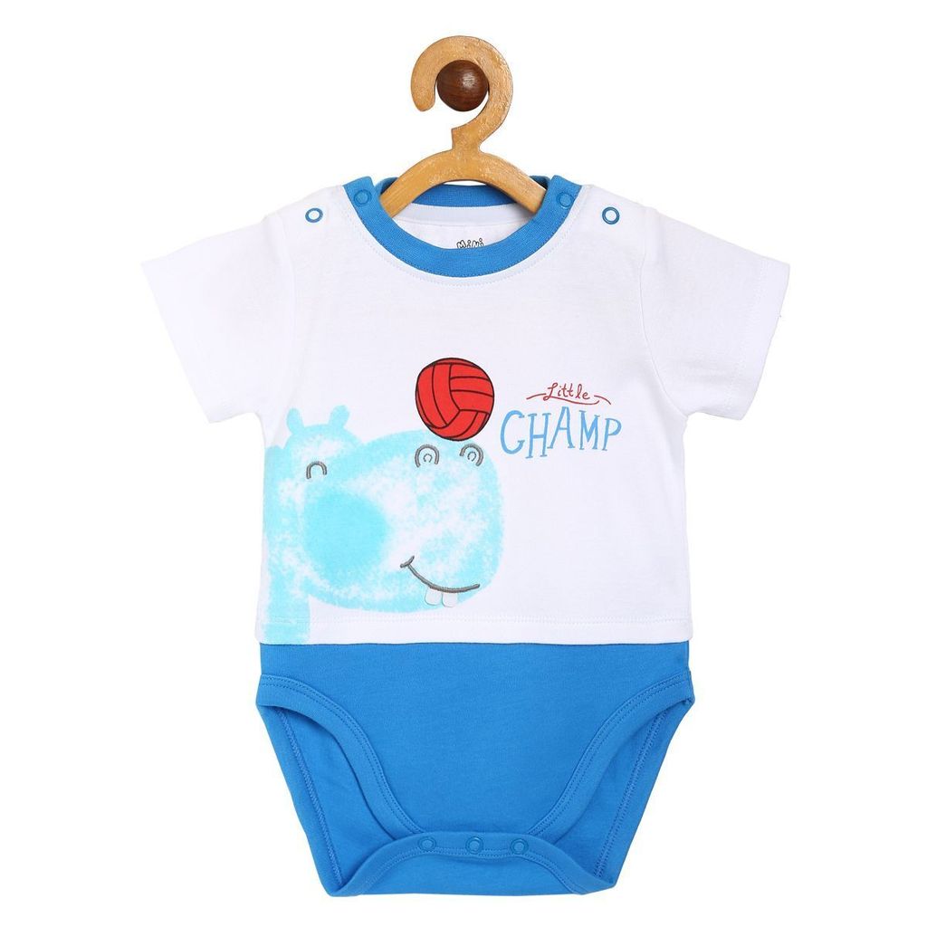 MINI KLUB BABY BOYS WHITE BODY SUIT