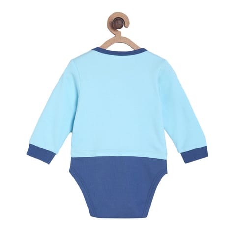 MINI KLUB BABY BOYS BLUE BODY SUIT AND BOTTOM