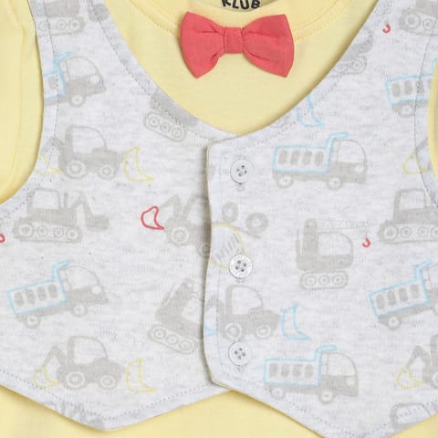 MINI KLUB BABY BOYS MULTI BODY SUIT AND BOTTOM