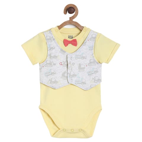 MINI KLUB BABY BOYS MULTI BODY SUIT AND BOTTOM