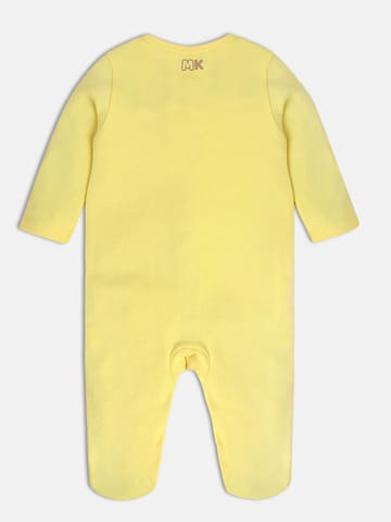 MINI KLUB NEW BORN AND BABY BOYS YELLOW/GREEN SLEEP SUIT