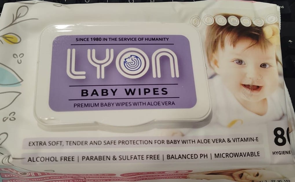 Lyon baby wipes (Pack of 80)