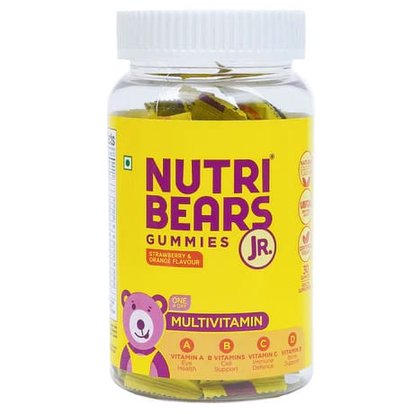 Nutri Bears Gummies Jr.(Multivitamin) 60 Capsules