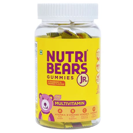 Nutri Bears Gummies Jr.(Multivitamin) 60 Capsules